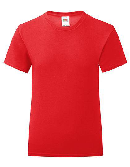 Epic Label T-shirts Lot de 5 Fruit of the Loom 61-025-0 Girls Iconic T Pour Enfant