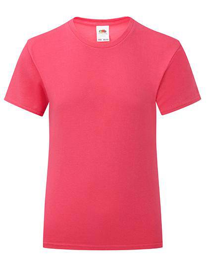 Epic Label T-shirts Lot de 5 Fruit of the Loom 61-025-0 Girls Iconic T Pour Enfant