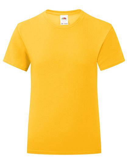 Epic Label T-shirts Lot de 5 Fruit of the Loom 61-025-0 Girls Iconic T Pour Enfant