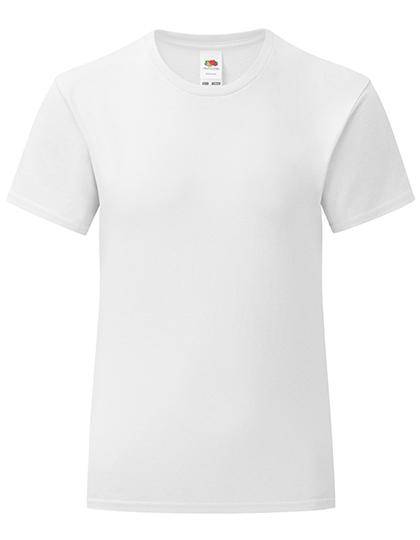 Epic Label T-shirts Lot de 5 Fruit of the Loom 61-025-0 Girls Iconic T Pour Enfant