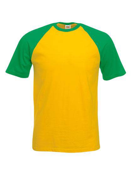 Epic Label T-shirts Lot de 5 Fruit of the Loom 61-026-0 Shortsleeve Baseball T Pour Homme