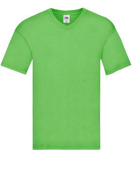 Epic Label T-shirts Lot de 5 Fruit of the Loom 61-426-0 Original V-Neck T Pour Homme