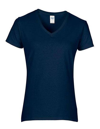 Epic Label T-shirts Lot de 5 Gildan 4100VL Premium Cotton Ladies` V-Neck T-Shirt Pour Femme