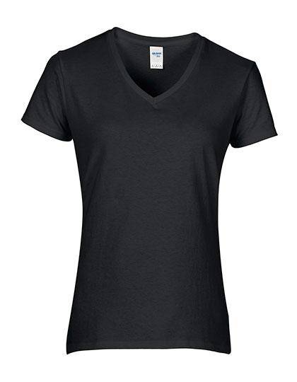 Epic Label T-shirts Lot de 5 Gildan 4100VL Premium Cotton Ladies` V-Neck T-Shirt Pour Femme