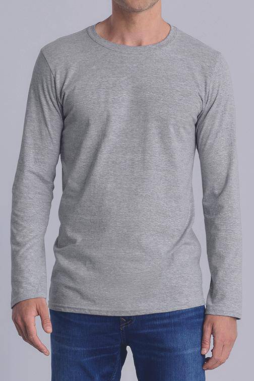 Epic Label T-shirts Lot de 5 Gildan 64400 Softstyle Adult Long Sleeve T-shirt Pour Homme