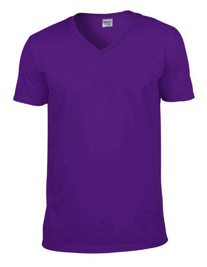 Epic Label T-shirts Lot de 5 Gildan 64V00 Softstyle Adult V-Neck T-Shirt Pour Homme