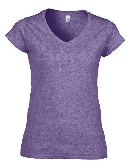 Epic Label T-shirts Lot de 5 Gildan 64V00L Softstyle Ladies` V-Neck T-Shirt Pour Femme