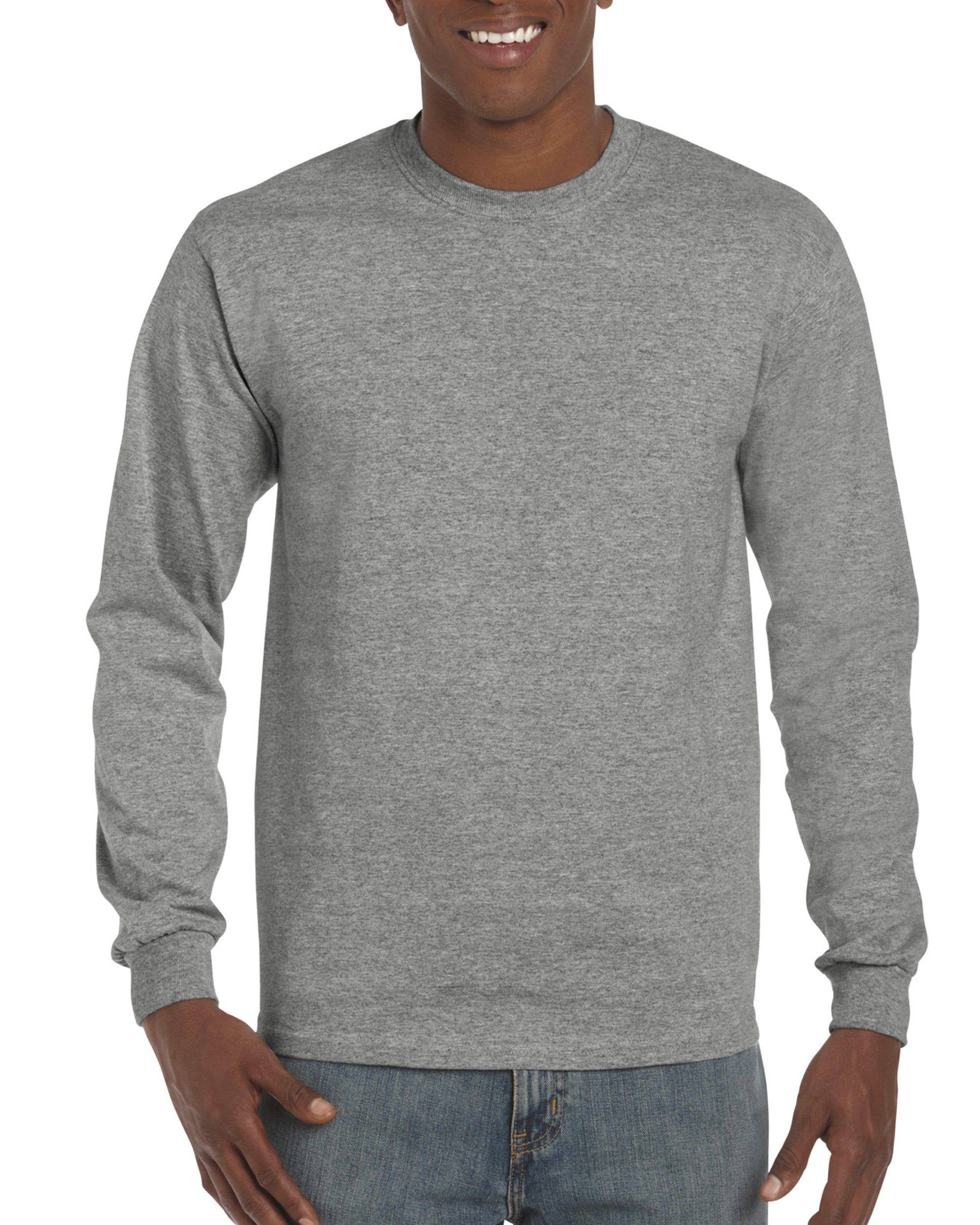 Epic Label T-shirts Lot de 5 Gildan H400 Hammer Adult Long Sleeve T-Shirt Pour Homme