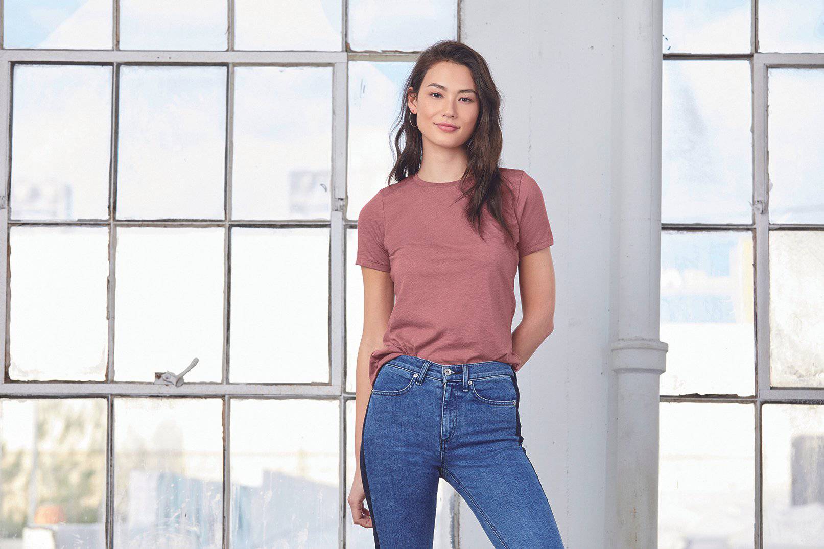 Epic Label T-shirts Lot de 5 T shirts Vierge Bella 6400 Women´s Relaxed Jersey Short Sleeve Tee