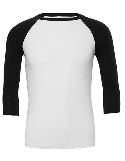 Epic Label T-shirts Lot de 5 T shirts Vierge Canvas 3200 Unisex 3 / 4 Sleeve Baseball T-Shirt