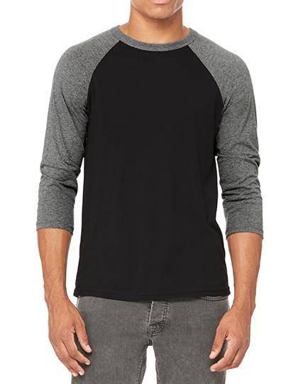 Epic Label T-shirts Lot de 5 T shirts Vierge Canvas 3200 Unisex 3 / 4 Sleeve Baseball T-Shirt