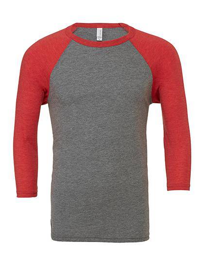 Epic Label T-shirts Lot de 5 T shirts Vierge Canvas 3200 Unisex 3 / 4 Sleeve Baseball T-Shirt