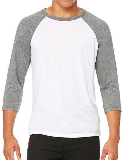 Epic Label T-shirts Lot de 5 T shirts Vierge Canvas 3200 Unisex 3 / 4 Sleeve Baseball T-Shirt