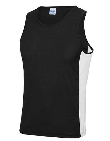 Epic Label T-shirts Lot de 5 T shirts Vierge Just Cool JC008 Men`s Cool Contrast Vest