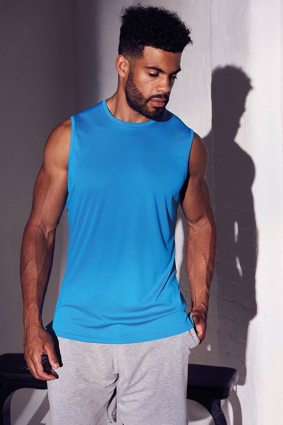 Epic Label T-shirts Lot de 5 T shirts Vierge Just Cool JC022 Men`s Cool Smooth Sports Vest
