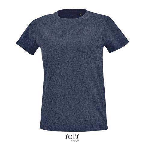 Epic Label T-shirts Lot de 5 T shirts Vierge SOL´S 02080 Women`s Round Neck Fitted T-shirt Imperial