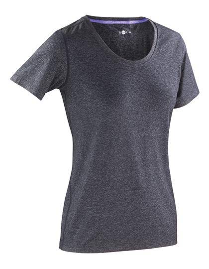 Epic Label T-shirts Lot de 5 T shirts Vierge Spiro S271F Fitness Women`s Shiny Marl T-Shirt