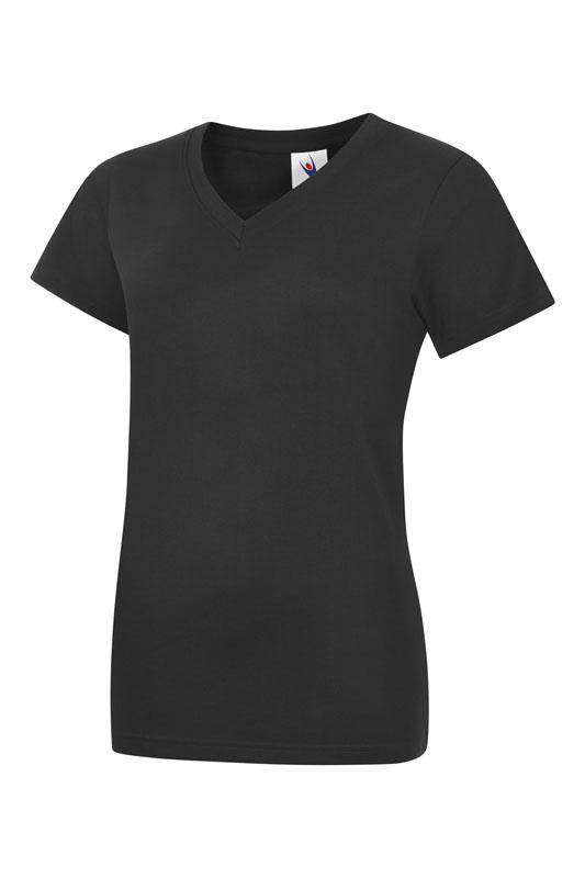 Epic Label T-shirts Lot de 5 T shirts Vierge Uneek Clothing UC319 Ladies Classic V Neck T Shirt Mixte