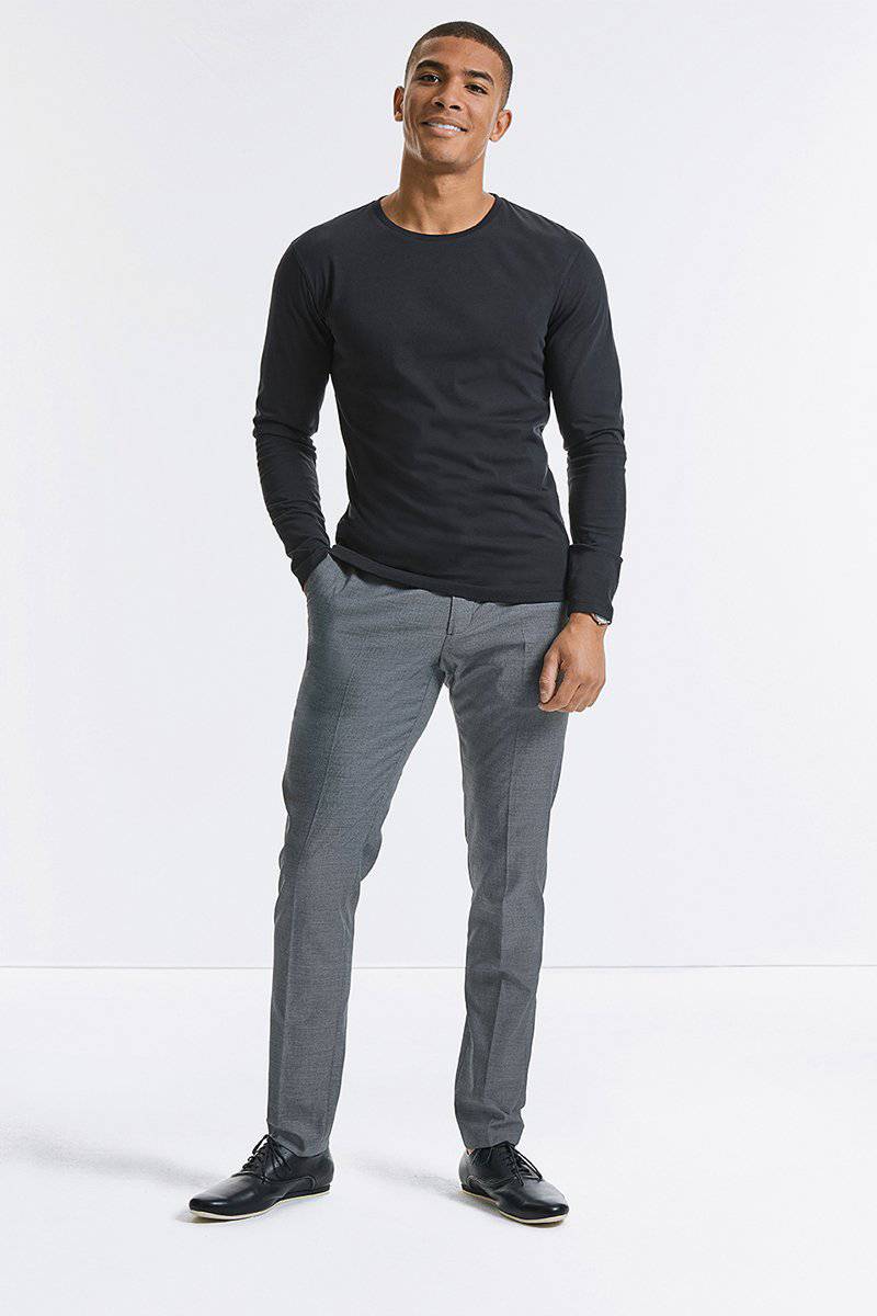 Epic Label T-shirts Russell Pure Organic R-100M-0 Pure Organic T manches longues Pour Homme