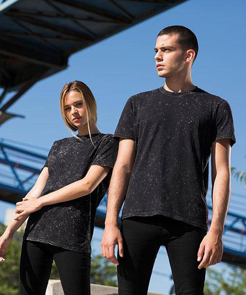 Epic Label T-shirts Sf Bande Lavée Unisexe T
