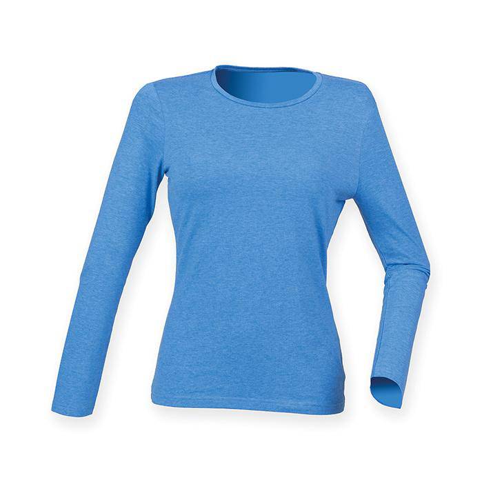 Epic Label T-shirts Sf T-Shirt Stretch À Manches Longues Feel Good Pour Femme