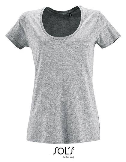 Epic Label T-shirts Sol´S 02079 T-Shirt Col Rond Décolleté Pour Femme