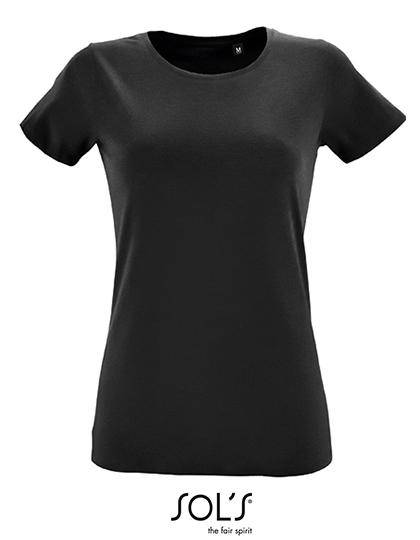 Epic Label T-shirts Sol´S 02758 T-Shirt Femme Col Rond Ajusté
