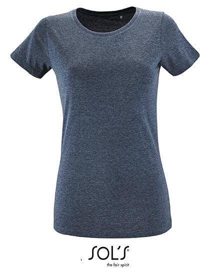 Epic Label T-shirts Sol´S 02758 T-Shirt Femme Col Rond Ajusté