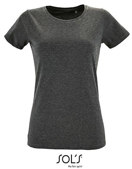 Epic Label T-shirts Sol´S 02758 T-Shirt Femme Col Rond Ajusté