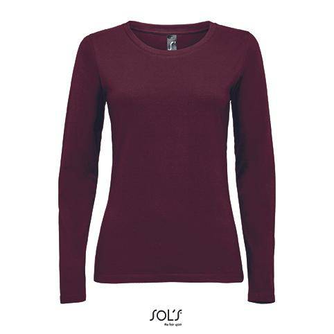 Epic Label T-shirts Sol´S 11425 T-Shirt Femme Col Rond Manches Longues