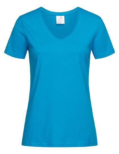 Epic Label T-shirts Stedman St2700 Classic-T V-Neck Pour Femme