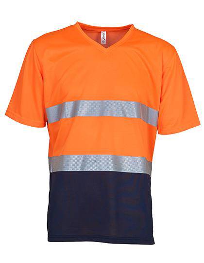 Epic Label T-shirts Yoko Hvj910 Hi Vis Top Cool Super Light Col V T-Shirt