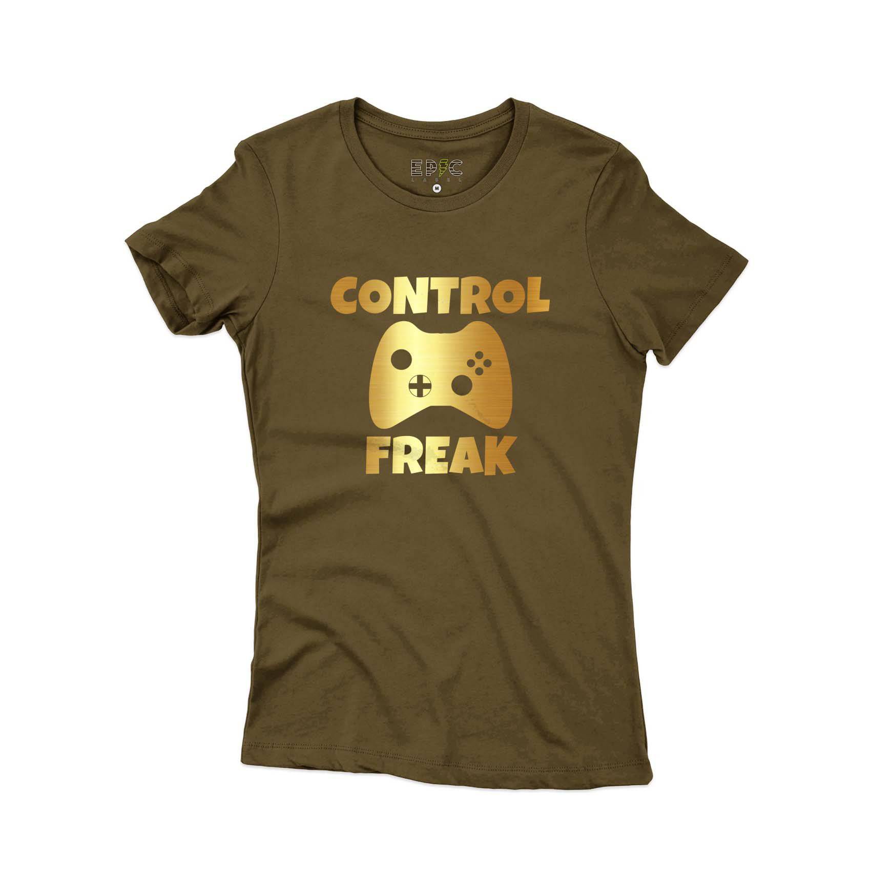Epic Label Tshirt Control Freak T-Shirt Pour Femme