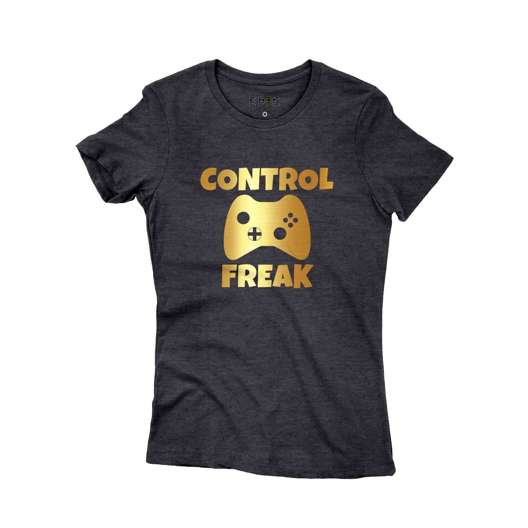 Epic Label Tshirt Control Freak T-Shirt Pour Femme