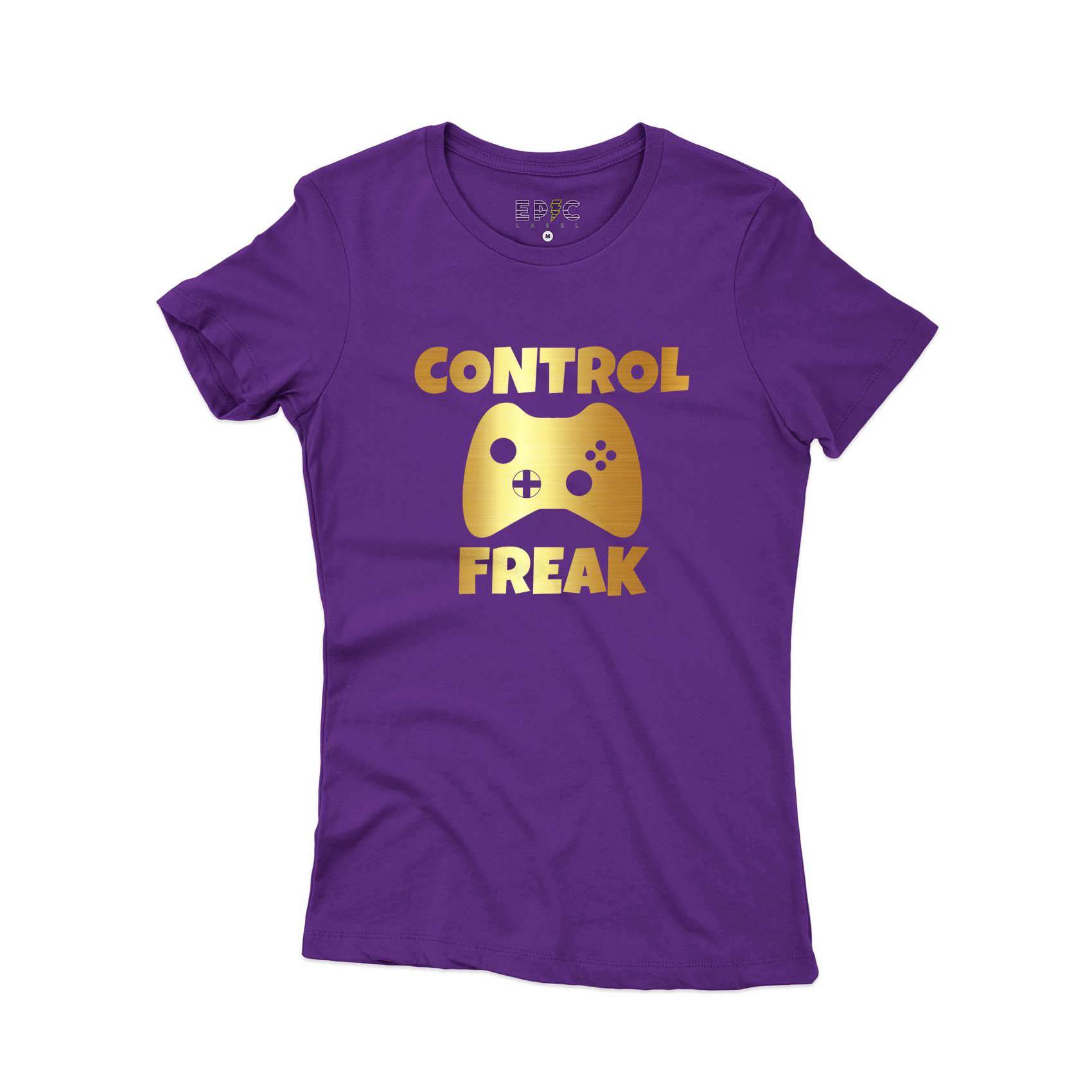 Epic Label Tshirt Control Freak T-Shirt Pour Femme
