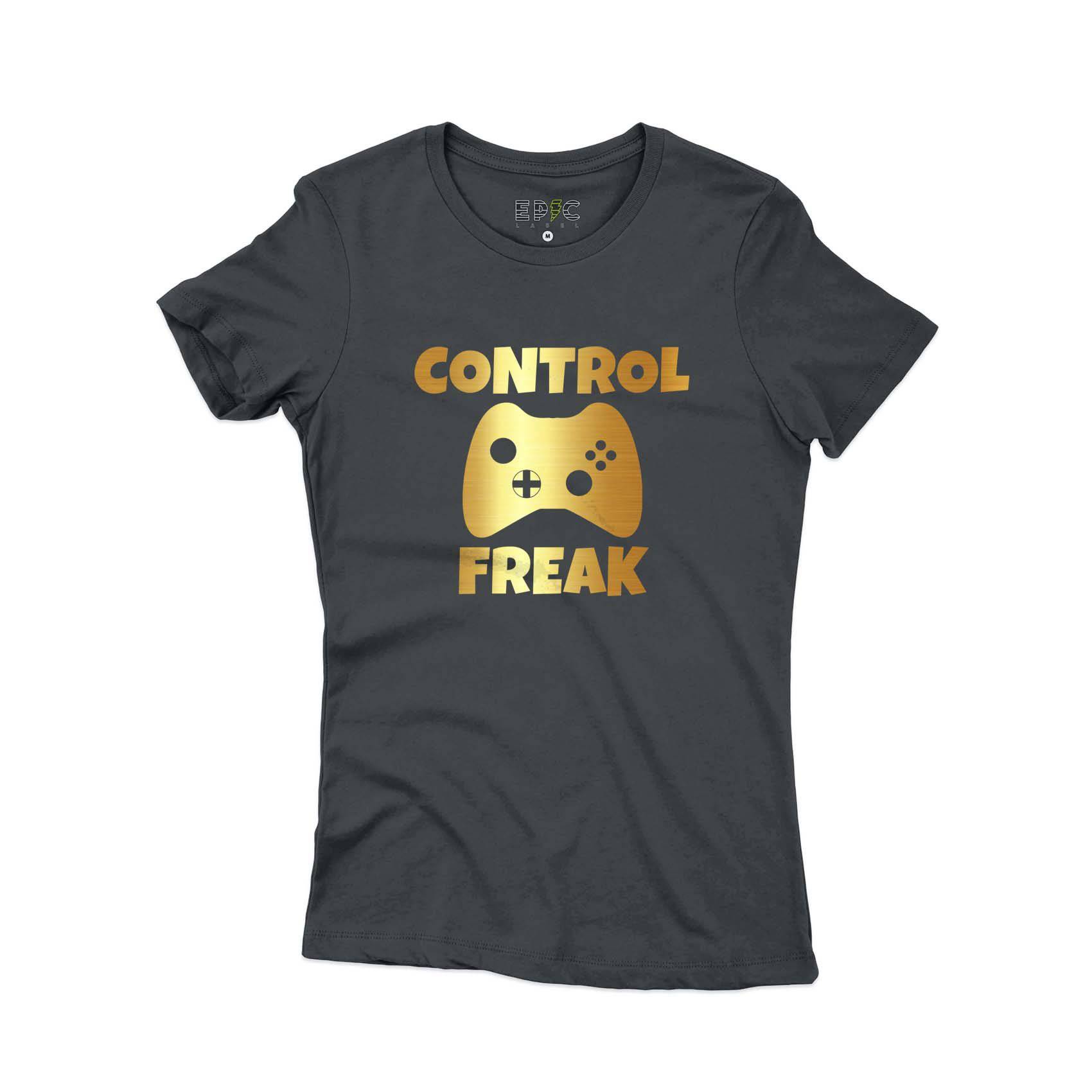 Epic Label Tshirt Control Freak T-Shirt Pour Femme