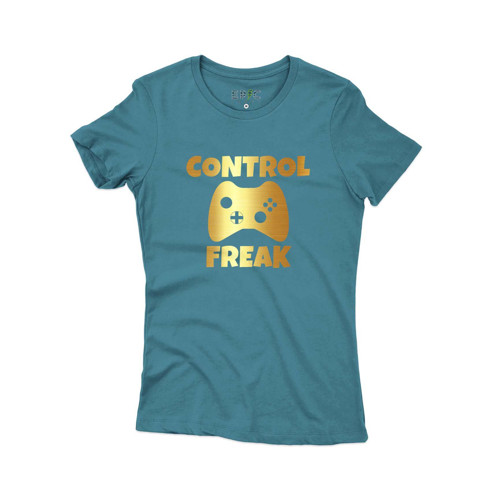 Epic Label Tshirt Control Freak T-Shirt Pour Femme