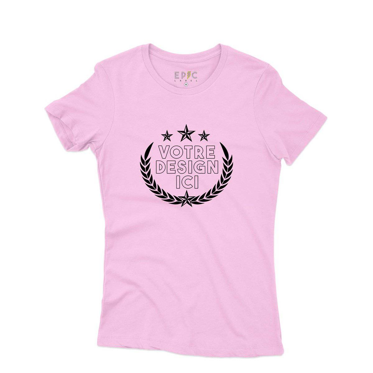 Epic Label Tshirt Design et Text Personnalisé T-Shirt Pour Femme