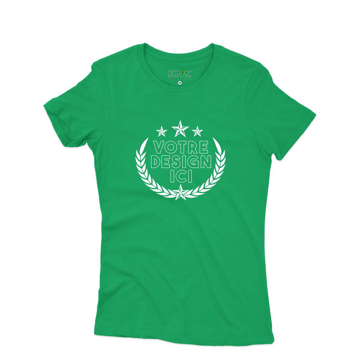 Epic Label Tshirt Design et Text Personnalisé T-Shirt Pour Femme