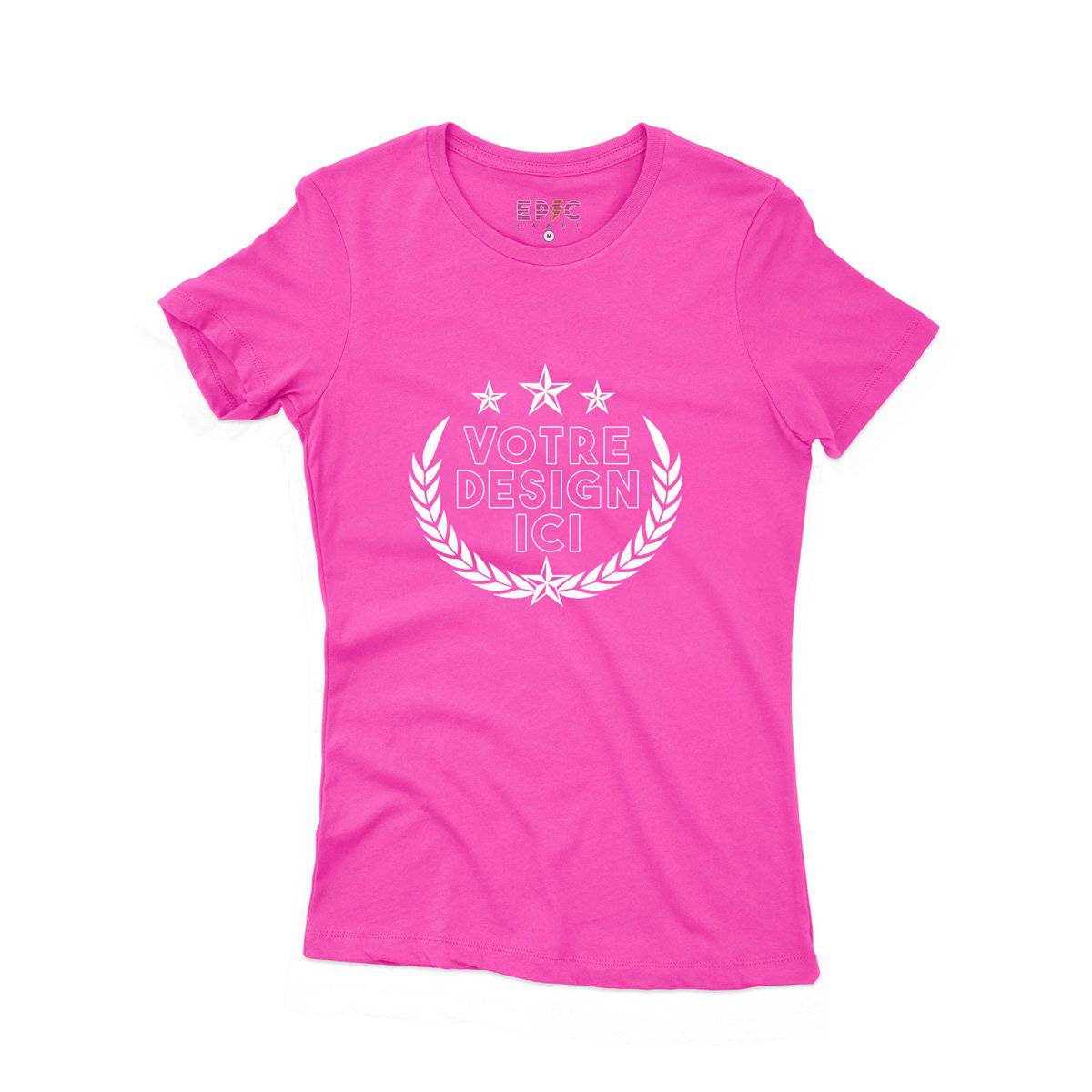 Epic Label Tshirt Design et Text Personnalisé T-Shirt Pour Femme