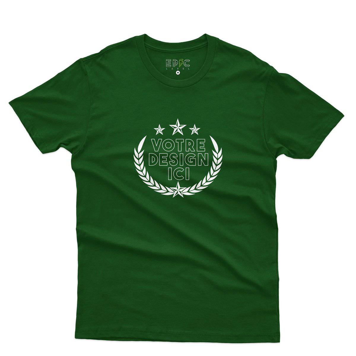 Epic Label Tshirt Design et Text Personnalisé T-Shirt Pour Homme