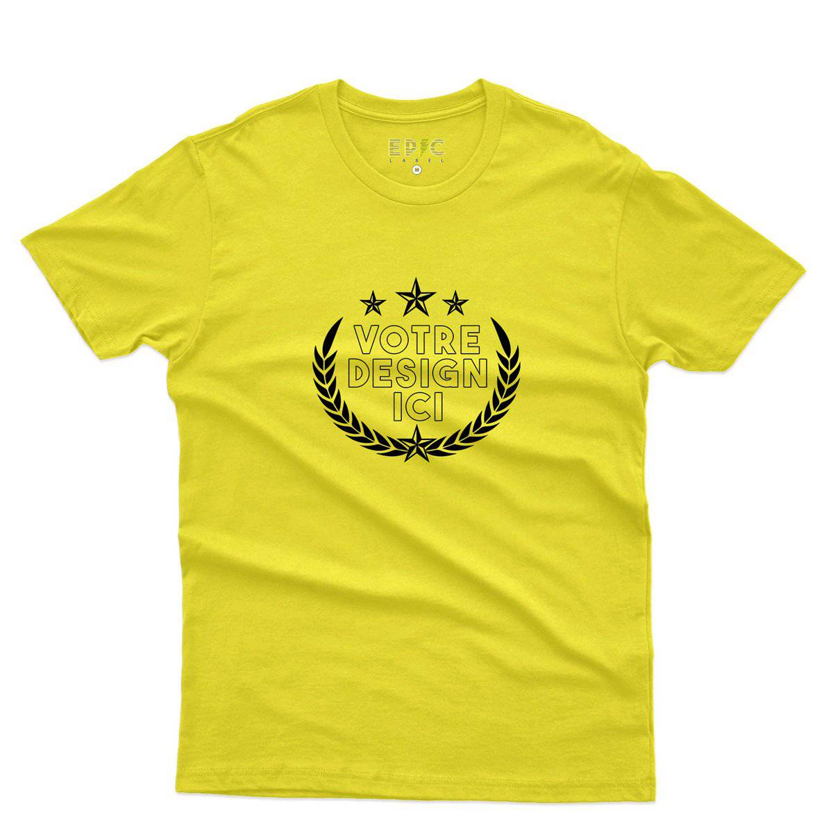 Epic Label Tshirt Design et Text Personnalisé T-Shirt Pour Homme