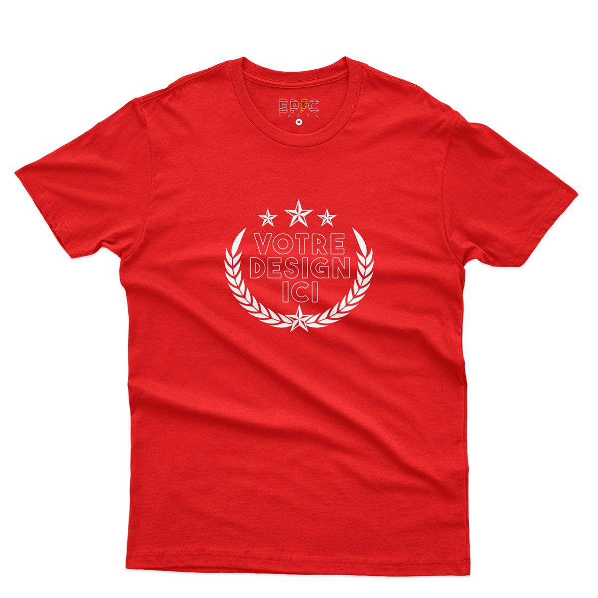 Epic Label Tshirt Design et Text Personnalisé T-Shirt Pour Homme