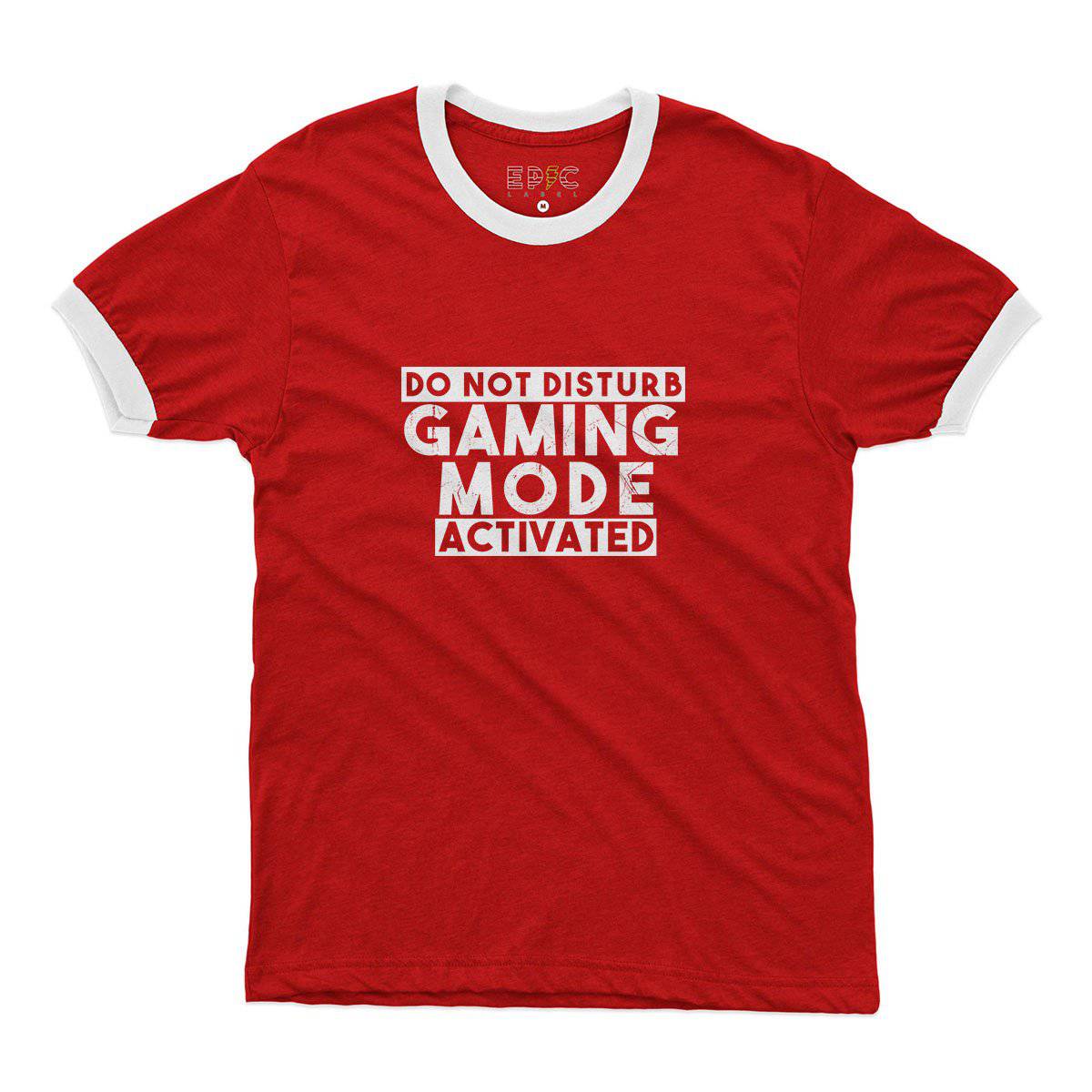 Epic Label Tshirt Do Not Disturb Gaming Mode Activated Ringer T-Shirt Pour Homme