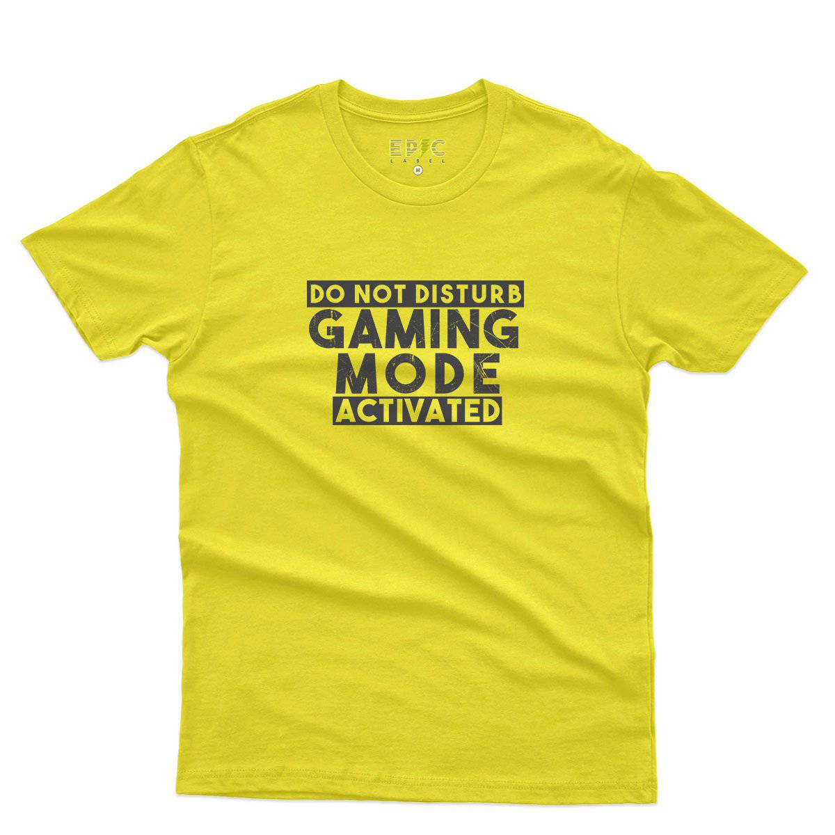 Epic Label Tshirt Do Not Disturb Gaming Mode Activated T-Shirt Pour Homme