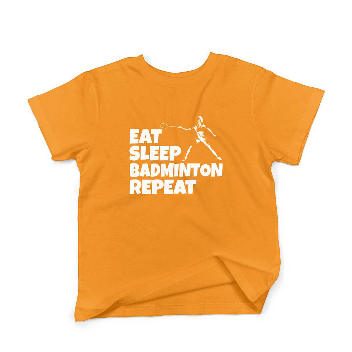 Epic Label Tshirt Eat Sleep Badminton Repeat T-Shirt Enfant