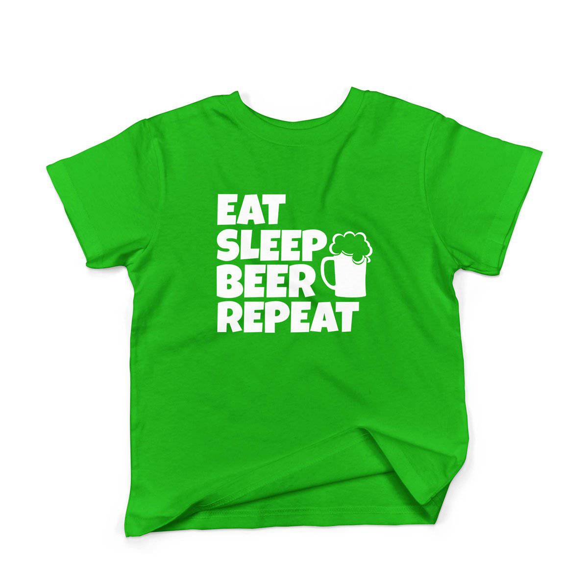 Epic Label Tshirt Eat Sleep Beer Repeat T-Shirt Enfant