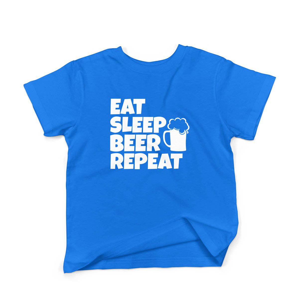 Epic Label Tshirt Eat Sleep Beer Repeat T-Shirt Enfant