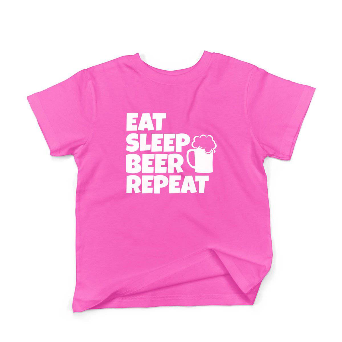 Epic Label Tshirt Eat Sleep Beer Repeat T-Shirt Enfant