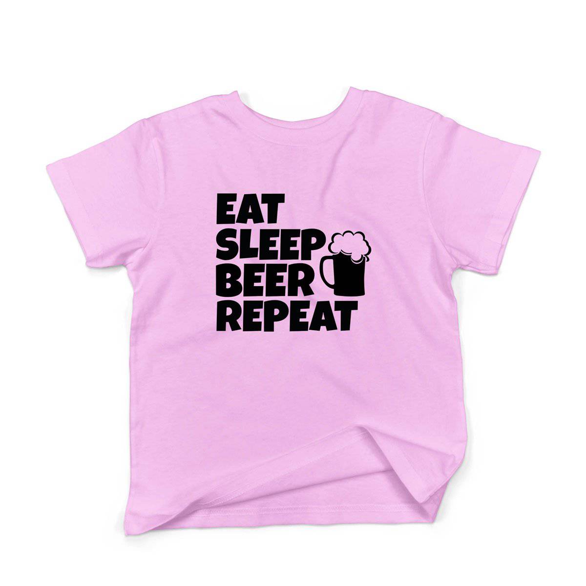 Epic Label Tshirt Eat Sleep Beer Repeat T-Shirt Enfant